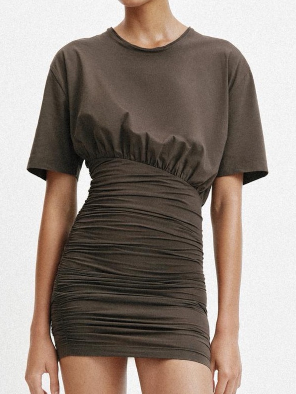 BNWT ZARA BROWN DRESS